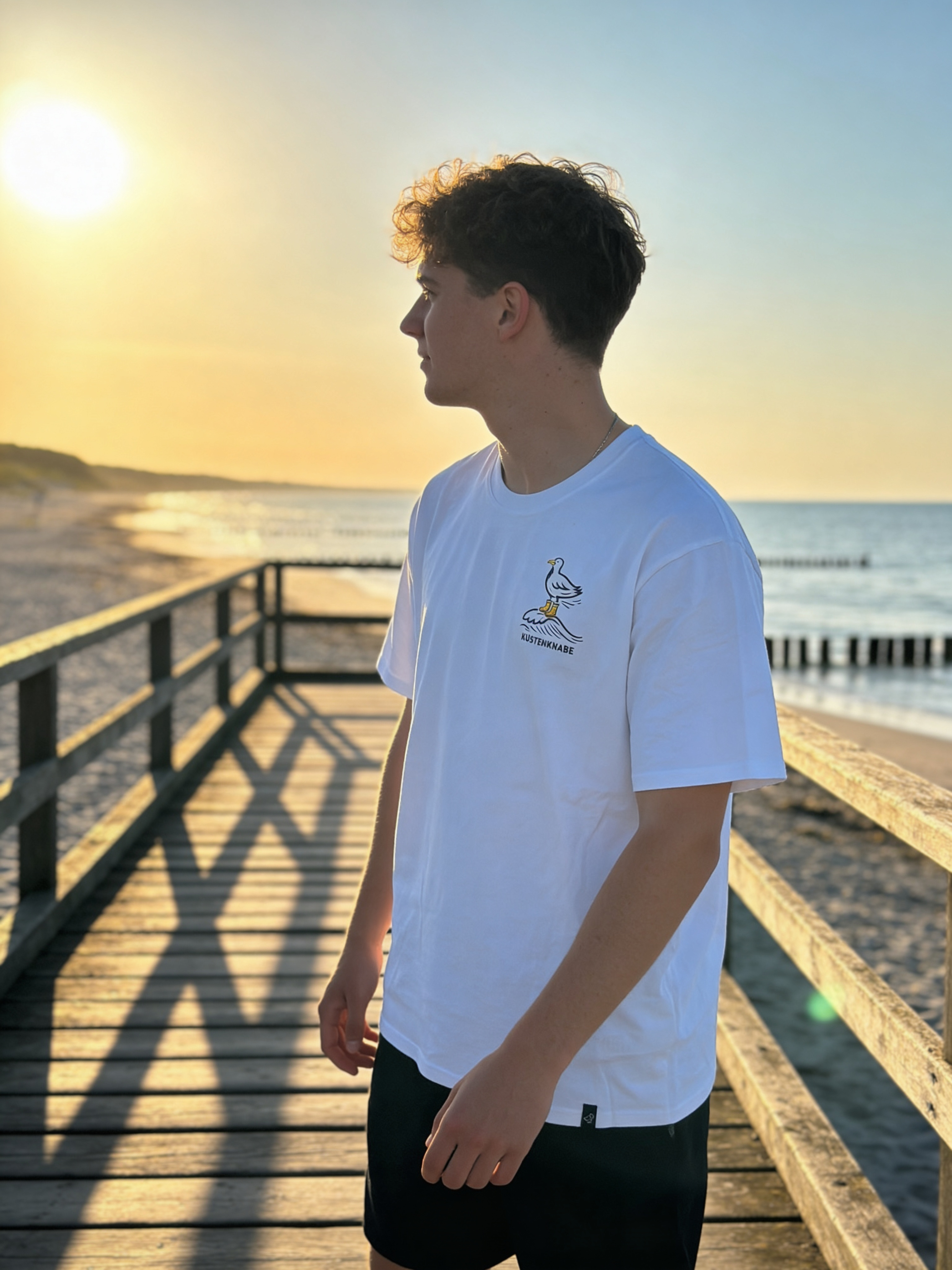 Küstenknabe Herren T-Shirt maritim Nordsee Ostsee Outfit