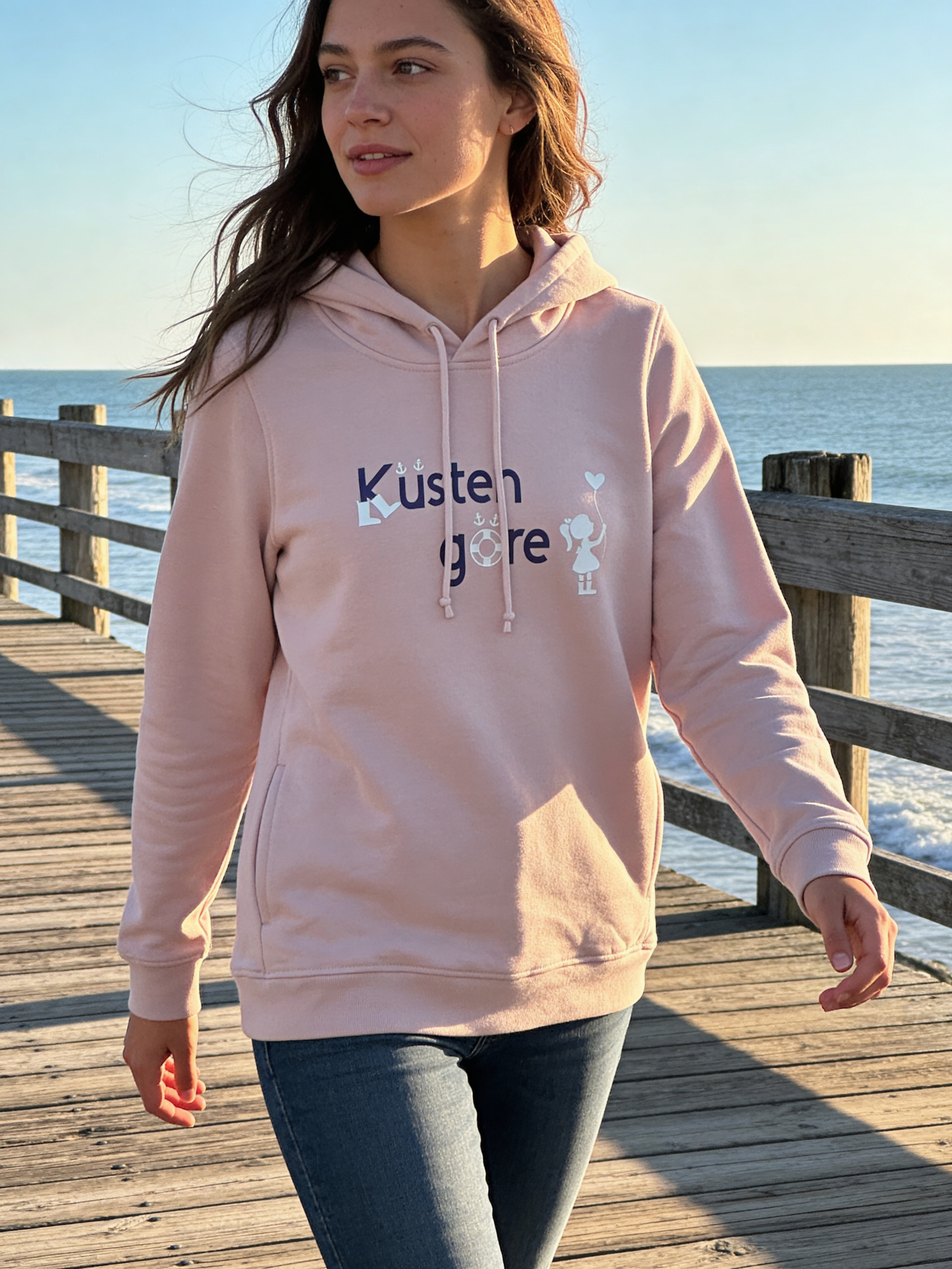 Küstengöre Hoodie Damen maritim – Nordsee Ostsee Pullover