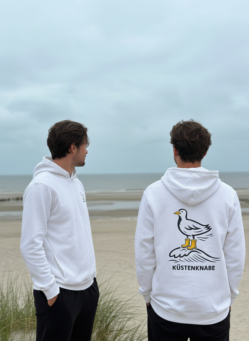 Maritimer Küstenknabe Hoodie Nordsee Ostsee Ostfriesland