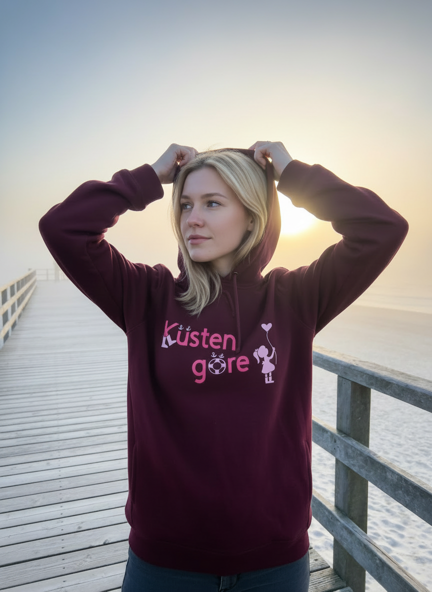 Küstengöre Hoodie Damen maritim – Nordsee Ostsee Pullover