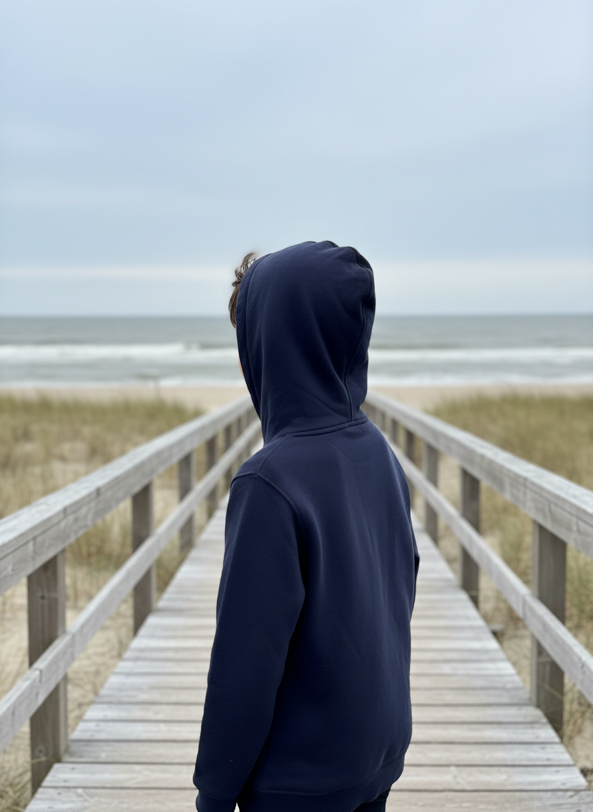 Küstenknabe Kinder Hoodie – Nordsee Ostsee Style Kapuzensweatshirt