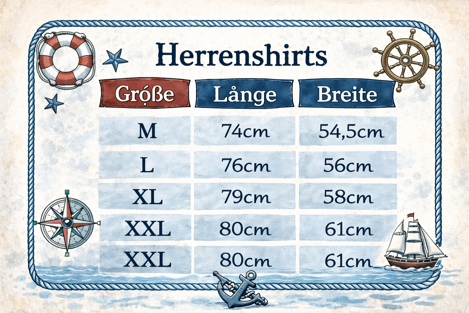 Küstenknabe Herren T-Shirt maritim Nordsee Ostsee Outfit